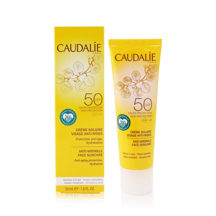 欧缇丽 Caudalie Anti-Wrinkle Face Suncare SPF 50 - For Sensitive Skin (Exp. Date: 03/2021) 50ml/1.6ozProduct Thumbnail