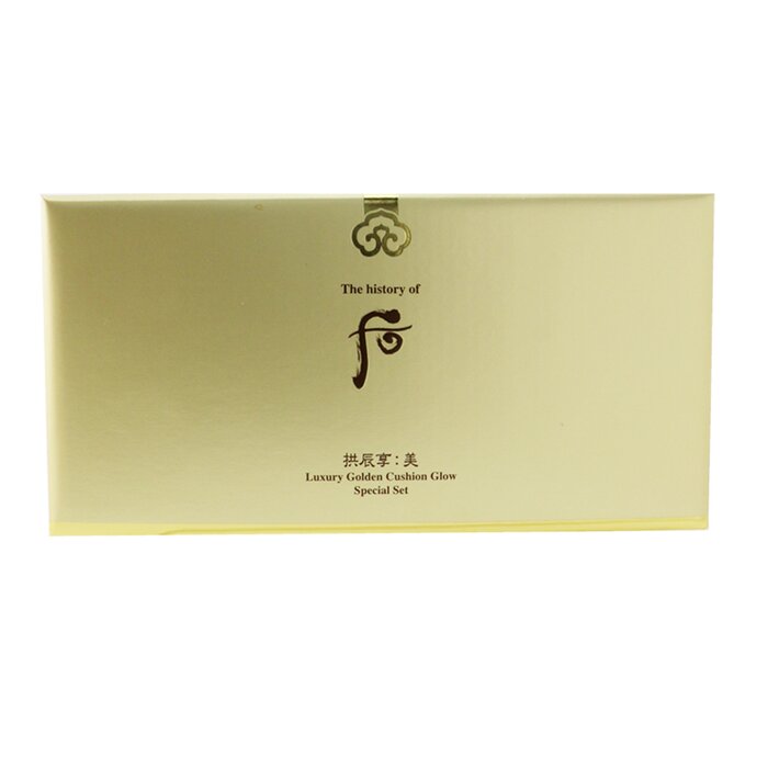 Whoo (The History Of Whoo) Gongjinhyang Mi Luxury Golden Cushion Glow SPF50 Special Set 4pcsProduct Thumbnail