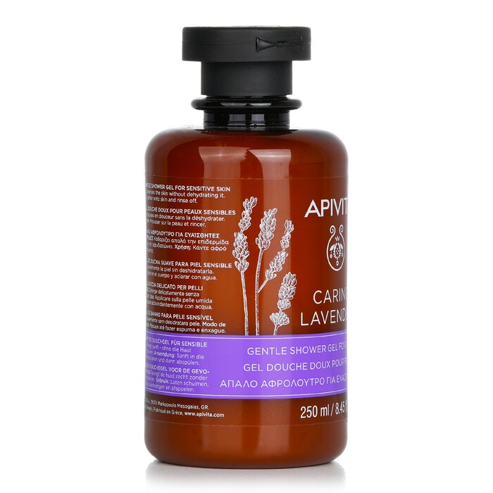 Apivita Խնամող Lavender նուրբ ցնցուղի գել զգայուն մաշկի համար 250ml/8.45ozProduct Thumbnail
