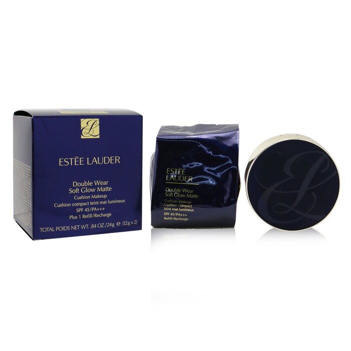 Estee Lauder Double Wear Soft Glow Matte Cushion Makeup SPF 45 With Extra Refill 2x12g/0.42ozProduct Thumbnail