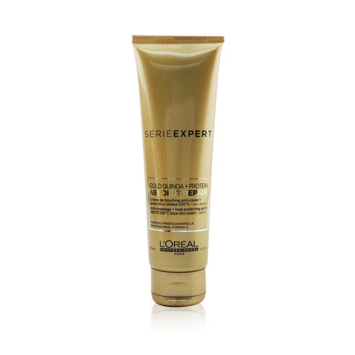L'Oreal Professionnel Serie Expert - Absolut Repair Gold Quinoa + Protein Anti-Breakage + Heat Protecting Up to 450°F/230°C Blow-Dry Cream 125ml/4.2ozProduct Thumbnail