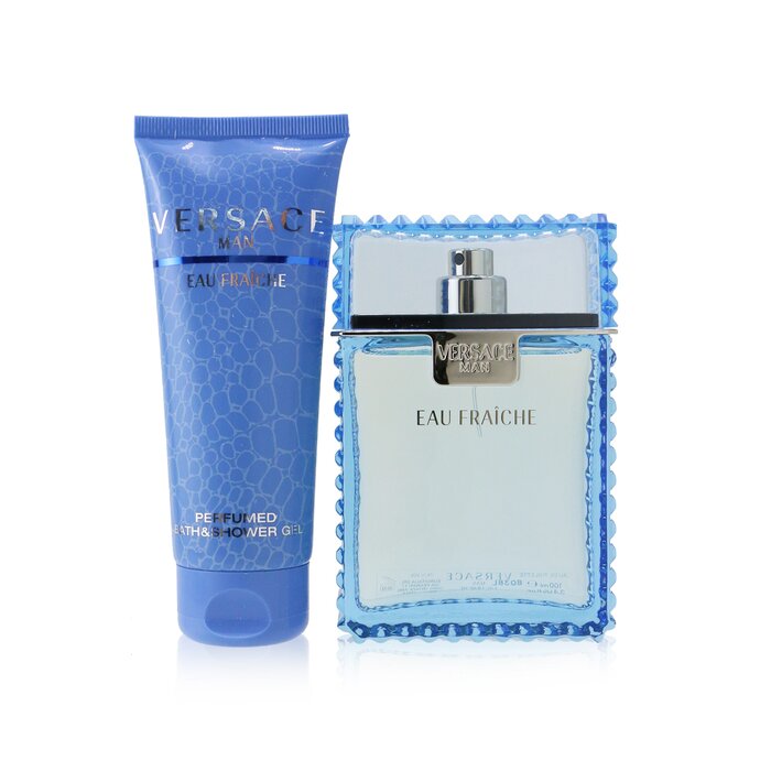 Versace Eau Fraiche Coffret: Eau De Toilette Spray 100ml/3.4oz + Perfumed Bath & Shower Gel 100ml/3.4oz 2pcsProduct Thumbnail