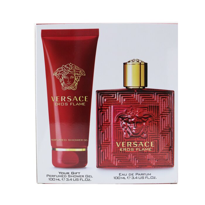 Versace Eros Flame Coffret: Eau De Parfum Spray 100ml/3.4oz + Gel de Ducha 100ml/3.4oz 2pcsProduct Thumbnail