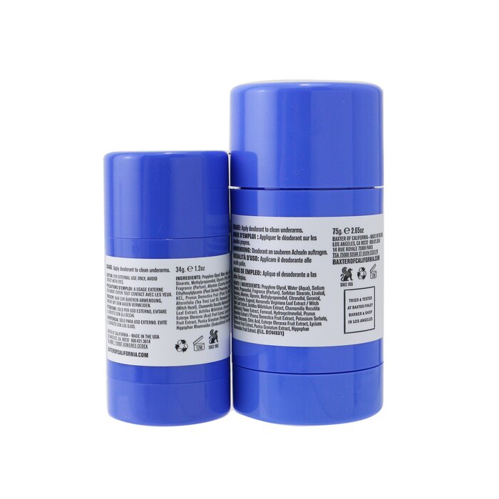 Baxter Of California Deodorant Duo Set - Aluminum & Alcohol Free (Sensitive Skin Formula) 2pcsProduct Thumbnail