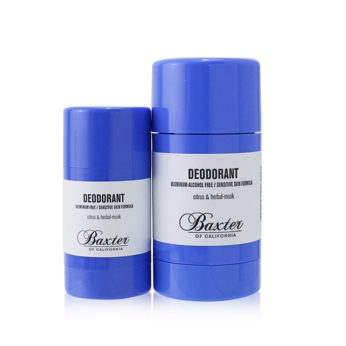 Baxter Of California 加州巴克斯特  Deodorant Duo Set - Aluminum & Alcohol Free (Sensitive Skin Formula) 2pcsProduct Thumbnail