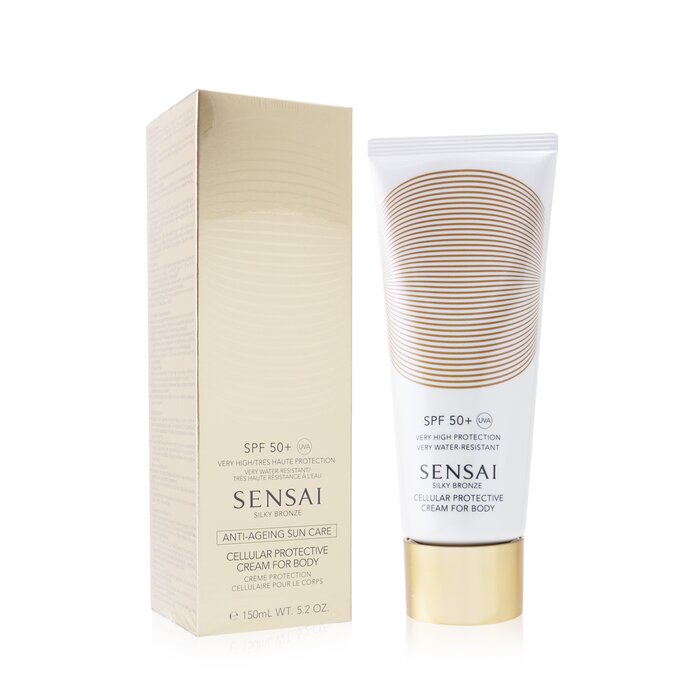 Kanebo Sensai Silky Bronze Cuidado Solar Anti-Envejecimiento - Crema Protectora Celular Para el Cuerpo SPF50 150ml/5.2ozProduct Thumbnail