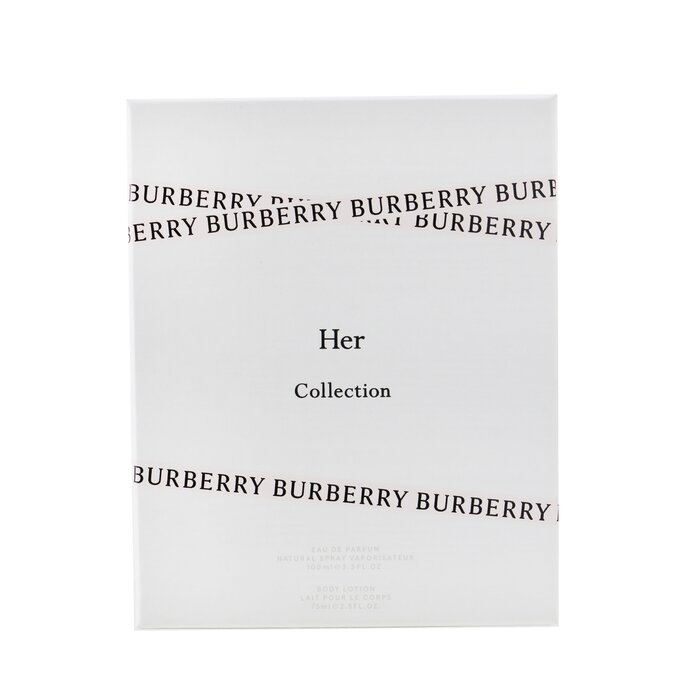 Burberry Burberry Her Набор: Парфюмированная Вода Спрей 100мл/3.3унц + Лосьон для Тела 75мл/2.5унц 2pcsProduct Thumbnail
