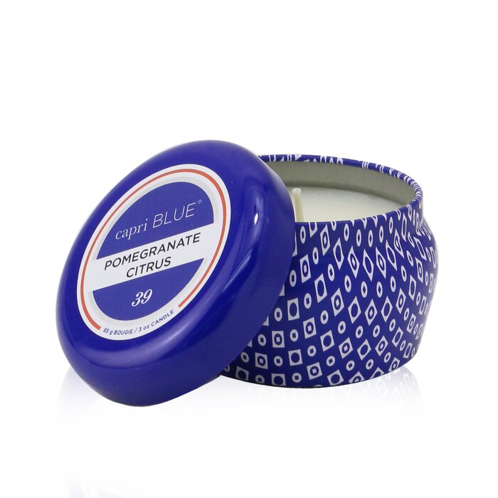 Capri Blue מיני נר בקופסת פח כחולה - Pomegranate Citrus 85g/3ozProduct Thumbnail