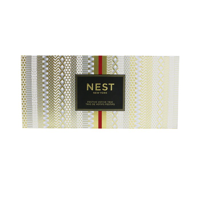 Nest مجموعة شمع ثلاثية نذرية احتفالية: Holiday, Birchwood Pine, Blue Cypress, Snow 3x57g/2ozProduct Thumbnail