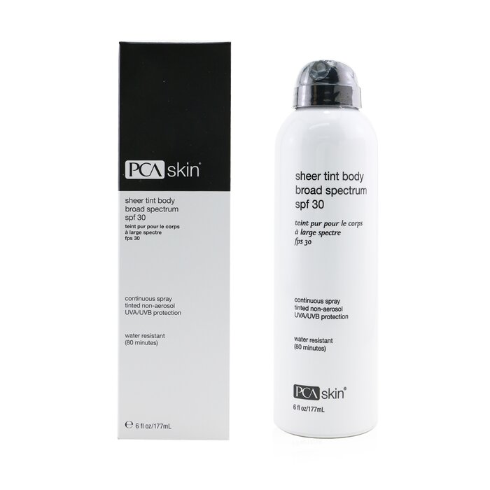 PCA Skin Sheer Tint Body Broad Spectrum SPF 30 (Continuous Spray Tinted Non-Aerosol UVA/UVB Protection & 80mins Water Resistant) (Exp. Date 05/2021) 177ml/6ozProduct Thumbnail