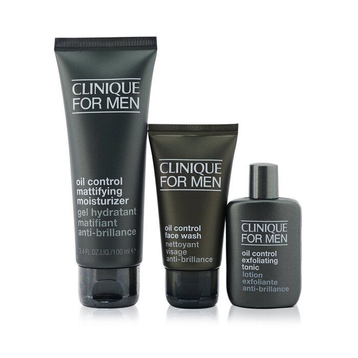 Clinique Set Great Skin For Men Control de Grasa 3-Piezas: Jabón Facial 50ml +Tónico Exfoliante 30ml + Hidratante Matificante 100ml 3pcsProduct Thumbnail