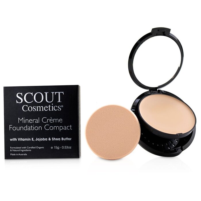 SCOUT Cosmetics Минеральная Кремовая Компактная Основа SPF 15 15g/0.53ozProduct Thumbnail