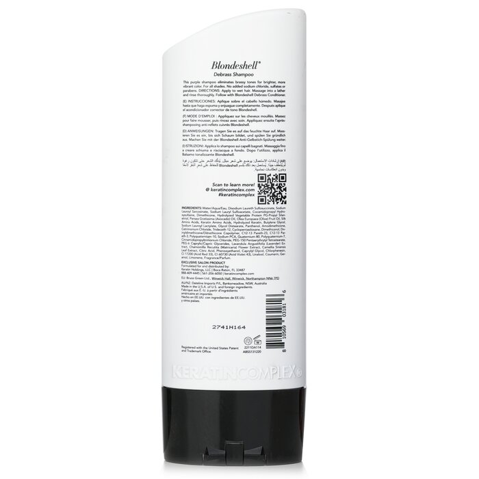 Keratin Complex Blondeshell Debrass Shampoo 400ml/13.5ozProduct Thumbnail