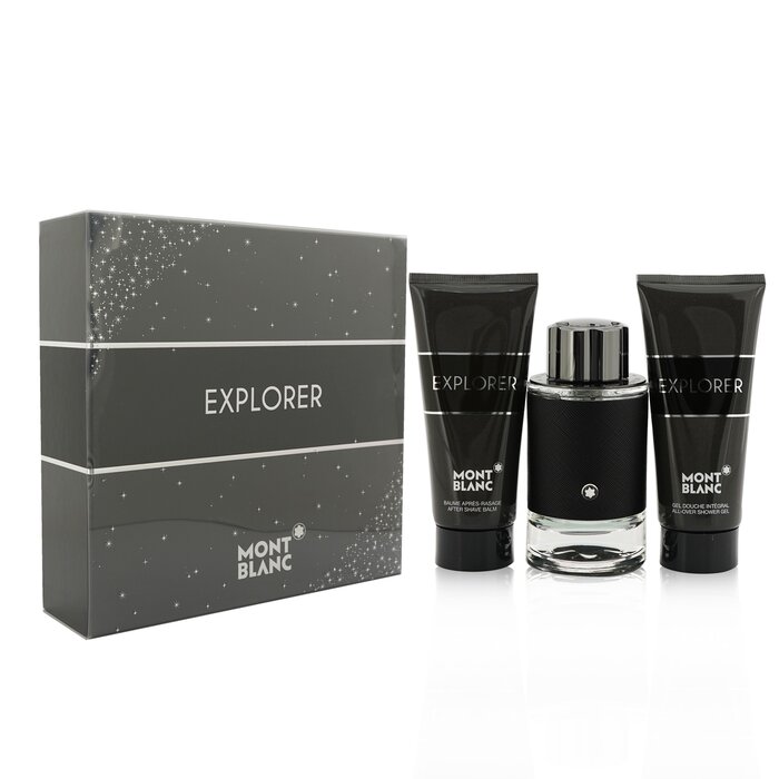 Montblanc 萬寶龍  Explorer Coffret : Eau De Perfum Spray 100ml/3.3oz + After Shave Balm 100ml/3.3oz + Shower Gel 100ml/3.3oz 3pcsProduct Thumbnail