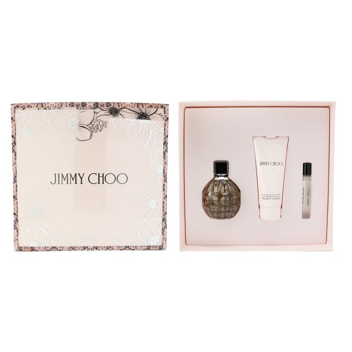 Jimmy Choo Jimmy Choo Coffret: Eau De Parfum Spray 100ml/3.4oz + Eau De Parfum Spray 7.5ml/0.25oz + Body Lotion 100ml/3.3oz 3pcsProduct Thumbnail