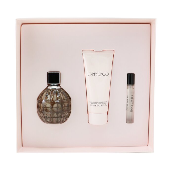 Jimmy Choo Jimmy Choo Coffret: Eau De Parfum Spray 100ml/3.4oz + Eau De Parfum Spray 7.5ml/0.25oz + Loción Corporal 100ml/3.3oz 3pcsProduct Thumbnail