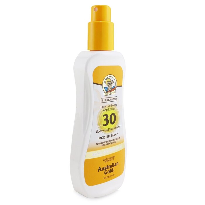 Australian Gold 金色澳洲 Spray Gel Sunscreen Broad Spectrum SPF 30 (Exp. Date: 04/2021) 237ml/8ozProduct Thumbnail