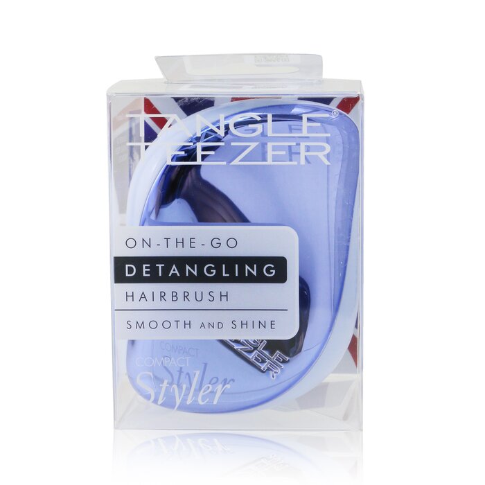 Tangle Teezer Compact Styler On-The-Go Detangling Hair Brush - # Baby Blue Chrome    CS-BBC-010220 1pcProduct Thumbnail