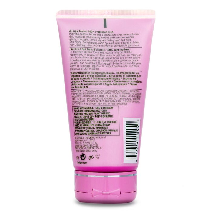 Clinique All About Clean Rinse-Off Foaming Cleanser - For Combination Oily to Oily Skin  150ml/5ozProduct Thumbnail