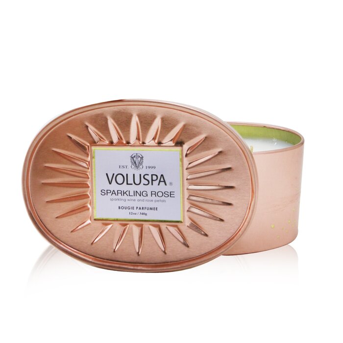 Voluspa 2 Wick Oval Tin Candle - Sparkling Rose 340g/12ozProduct Thumbnail