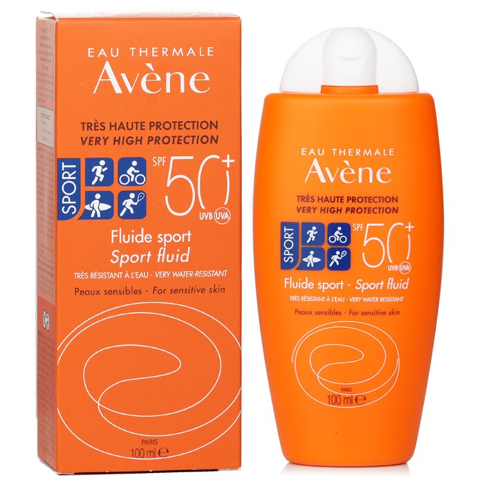 Avene Sport Fluid SPF 50+ (kasvot ja vartalo) - herkälle iholle 100ml/3.4ozProduct Thumbnail