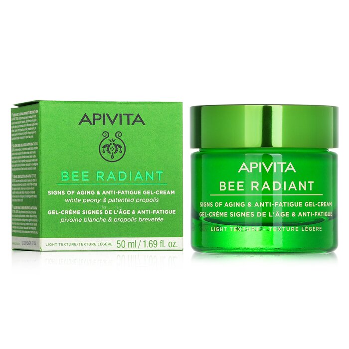 Apivita Bee Radiant Signs Of Aging & Anti-Fatigue Cream קרם נגד עייפות ואנטי-אייג'ינג - מרקם קליל 50ml/1.69ozProduct Thumbnail