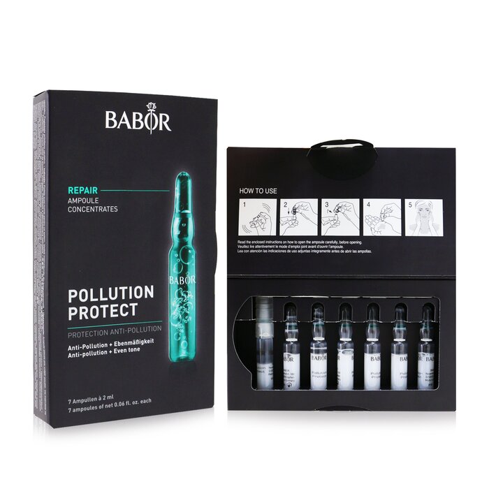 Babor Ampoule Concentrates Repair Pollution Protect (Anti-Pollution + Even Tone) 7x2ml/0.06ozProduct Thumbnail