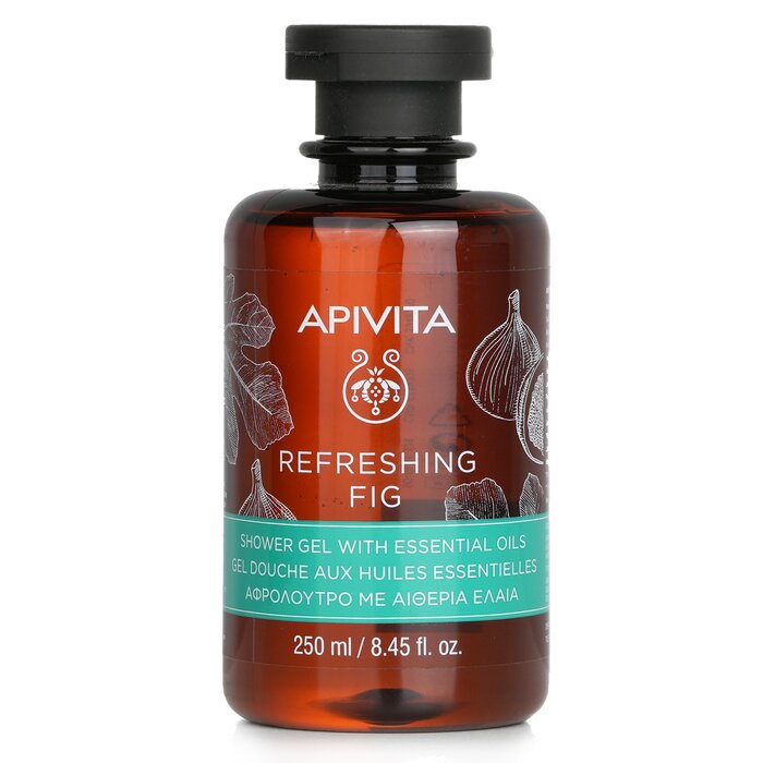 Apivita Освежаващ душ гел от смокини с етерични масла 250ml/8.45ozProduct Thumbnail
