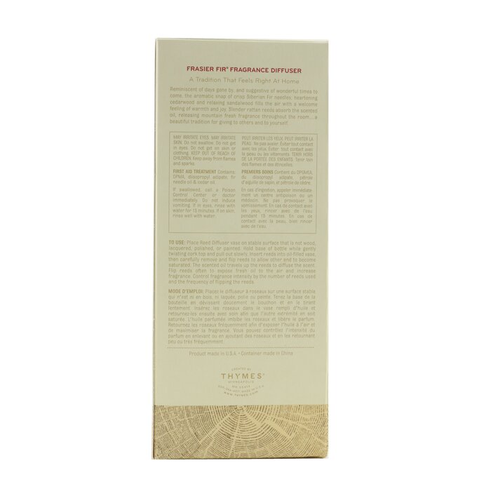 Thymes Reed Diffuser Gold - Frasier Fir 118ml/4ozProduct Thumbnail