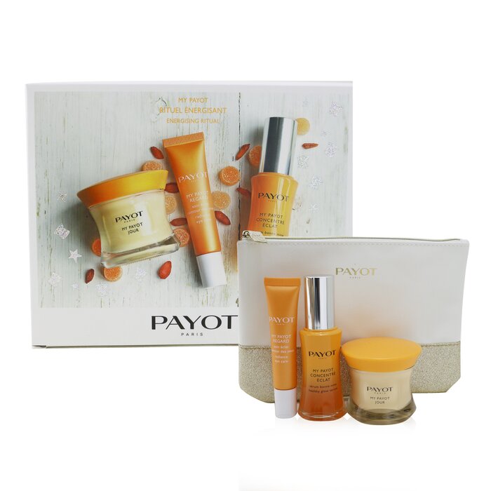 Payot My Payot Energising Ritual 3-Pieces Set : Day Moisturiser 50ml + Eye Care 15ml + Serum 30ml 3pcs+1pouchProduct Thumbnail
