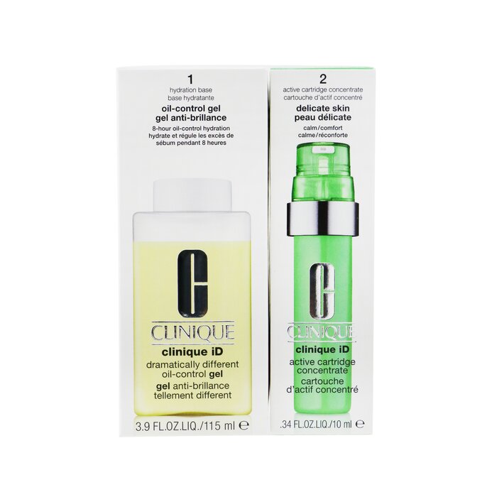 Clinique Clinique iD Dramatically Different Oil-Control Gel + Active Cartridge Concentrate ג'ל ורכז לשליטה על שמנוניות עבור עור עדין 125ml/4.2ozProduct Thumbnail