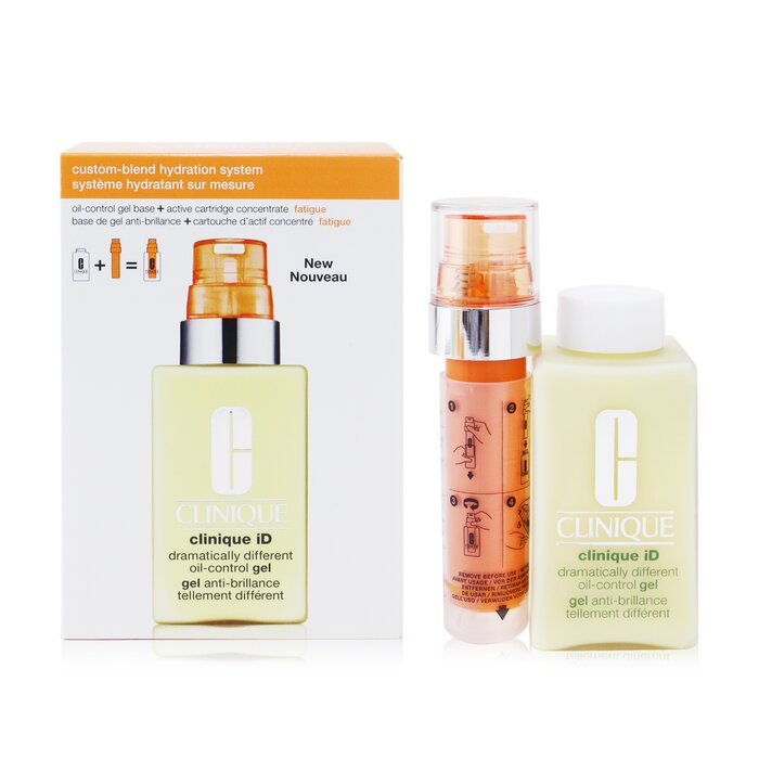 Clinique Clinique iD Dramatically Different Oil-Control Gel + Active Cartridge Concentrate ג'ל ורכז לשליטה על שמנוניות עבור עור עייף 125ml/4.2ozProduct Thumbnail