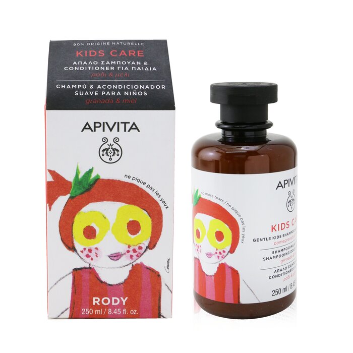 Apivita Kids Care Gentle Kids Shampoo & Conditioner (Pomegranate & Honey) 250ml/8.45ozProduct Thumbnail