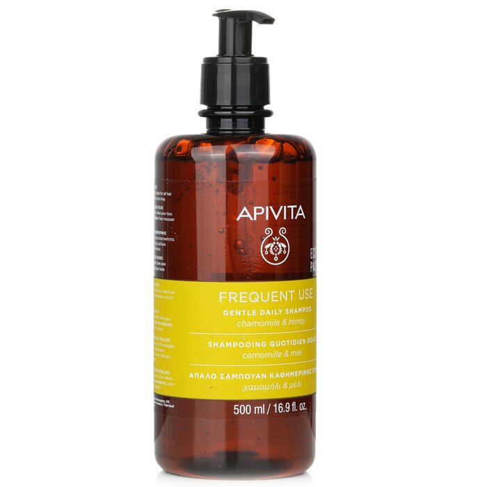 Apivita Gentle Daily Shampoo with Chamomile & Honey (Frequent Use) שמפו לשימוש יומיומי 500ml/16.9ozProduct Thumbnail