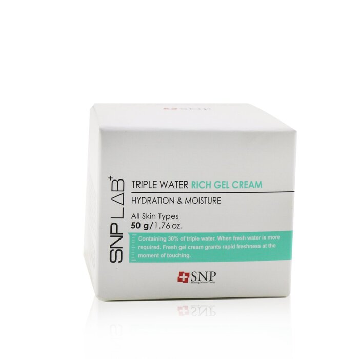 SNP Lab+ Triple Water Rich Gel Cream - Hydration & Moisture (For All Skin Types) (Exp. Date 06/2021) 50g/1.76ozProduct Thumbnail