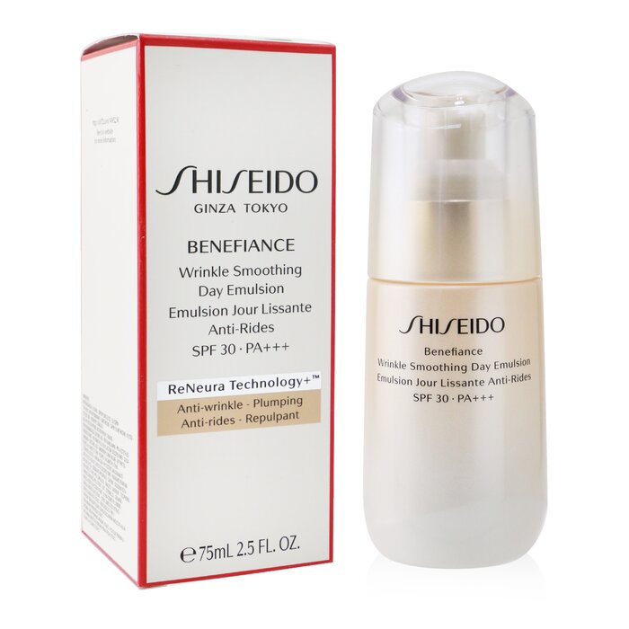 Shiseido Дневна емулсия за изглаждане на бръчки Benefiance SPF 30 PA+++ 75ml/2.5ozProduct Thumbnail