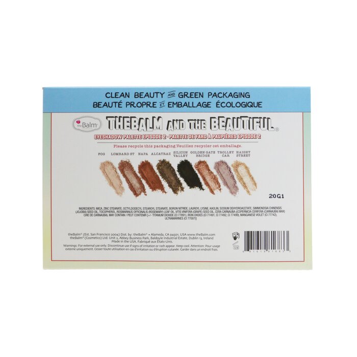 TheBalm 美妝幫  TheBalm And the Beautiful 眼影盤 (8x 眼影) 10.5g/0.37ozProduct Thumbnail