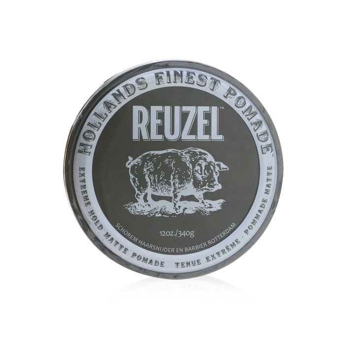Reuzel Extreme Hold Matte Pomade (Extreme Hold, No Shine, Water Soluble) 340g/12ozProduct Thumbnail