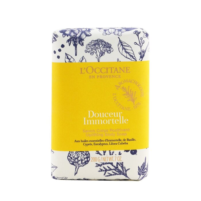 L'Occitane Aromachologie Douceur Immortelle Uplifting Body Soap סבון גוף 200g/0.7ozProduct Thumbnail