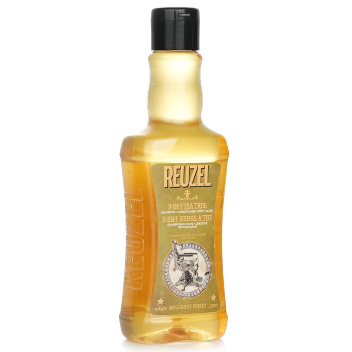 Reuzel 3-In-1 Tea Tree Shampoo Conditioner Body Wash שמפו, מרכך וג'ל רחצה 350ml/11.83ozProduct Thumbnail