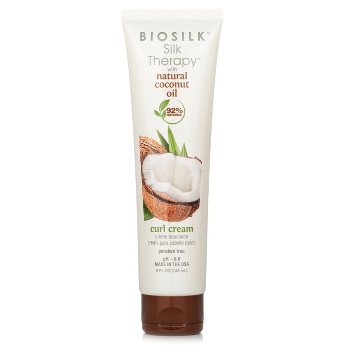 BioSilk Silk Therapy with Coconut Oil Curl Cream 148ml/5ozProduct Thumbnail