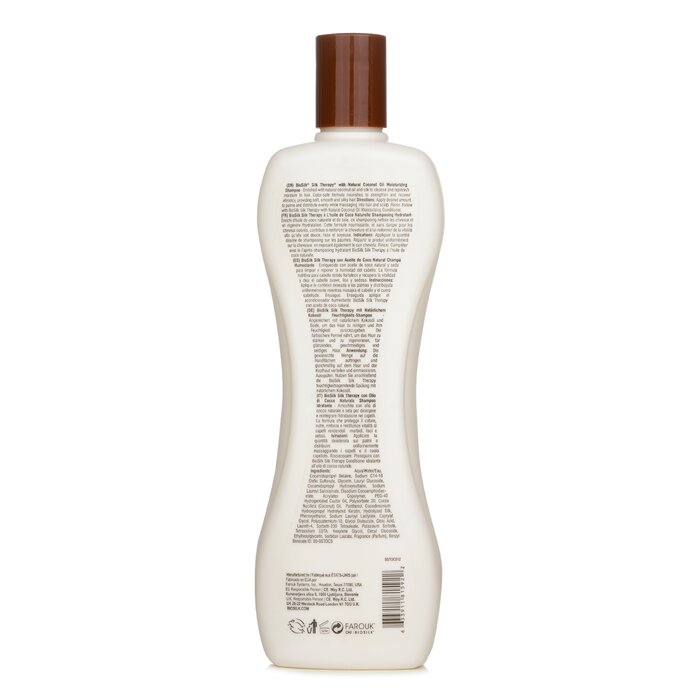 バイオシルク BioSilk Silk Therapy with Coconut Oil Moisturizing Shampoo 355ml/12ozProduct Thumbnail