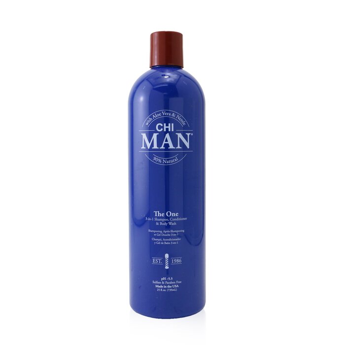 CHI Man The One 3-in-1 Shampoo, Conditioner & Body Wash 739ml/25ozProduct Thumbnail