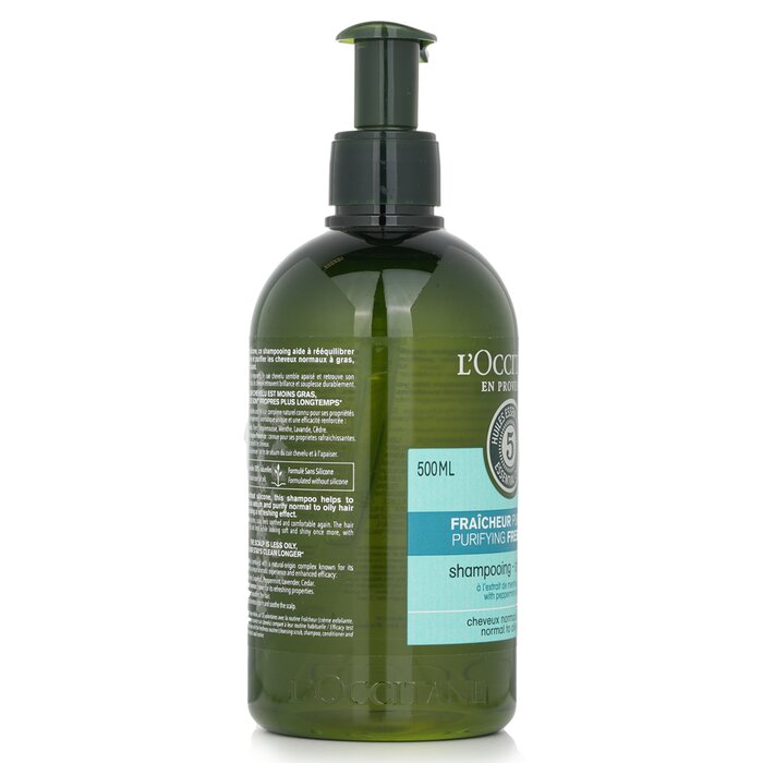 L'Occitane Aromachologie Purifying Freshness Shampoo (Normal to Oily Hair) שמפו לשיער רגיל עד שמן 500ml/16.9ozProduct Thumbnail