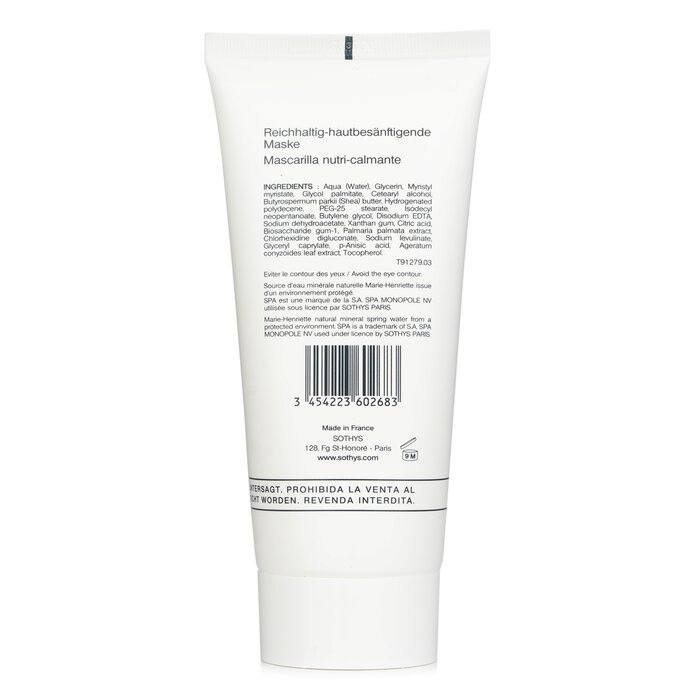 Sothys Nutri-Rauhoittava naamio - herkälle iholle (salonkikoko) 150ml/1.69ozProduct Thumbnail