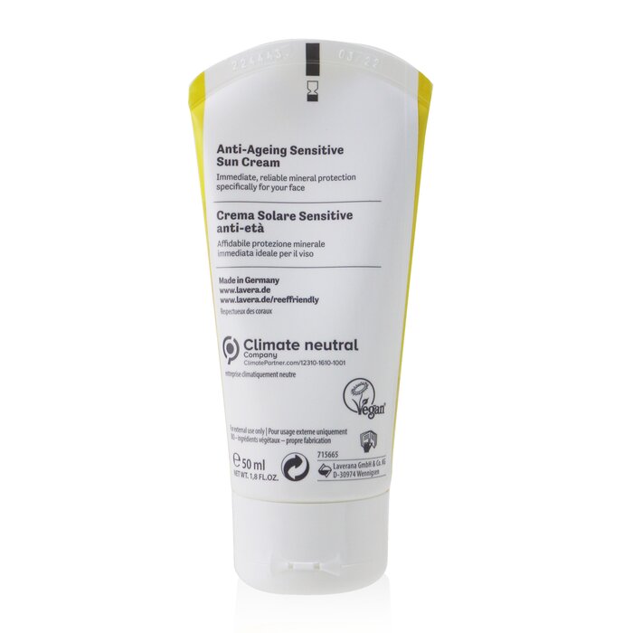 Lavera Sensitive Sun Cream SPF 30 - Anti-Ageing קרם הגנה מהשמש 50ml/1.8ozProduct Thumbnail