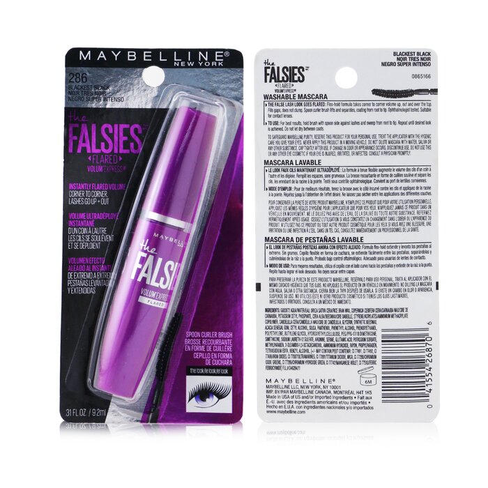 Maybelline 美寶蓮 Volum' Express The Falsies Flared Washable 睫毛液 9.2ml/0.31ozProduct Thumbnail