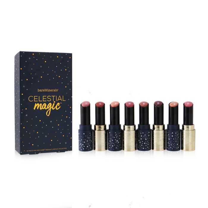 BareMinerals Celestial Magic Mini Gen Nude Radiant Lipstick Collection (8x Mini Lipstick 1.3g) 8x1.3g/0.04ozProduct Thumbnail