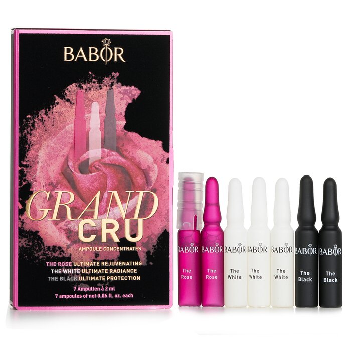 Babor Ampoule Concentrates Grand Cru סט אמפולות(2x The Rose + 3x The White + 2x The Black) 7x2ml/0.06ozProduct Thumbnail