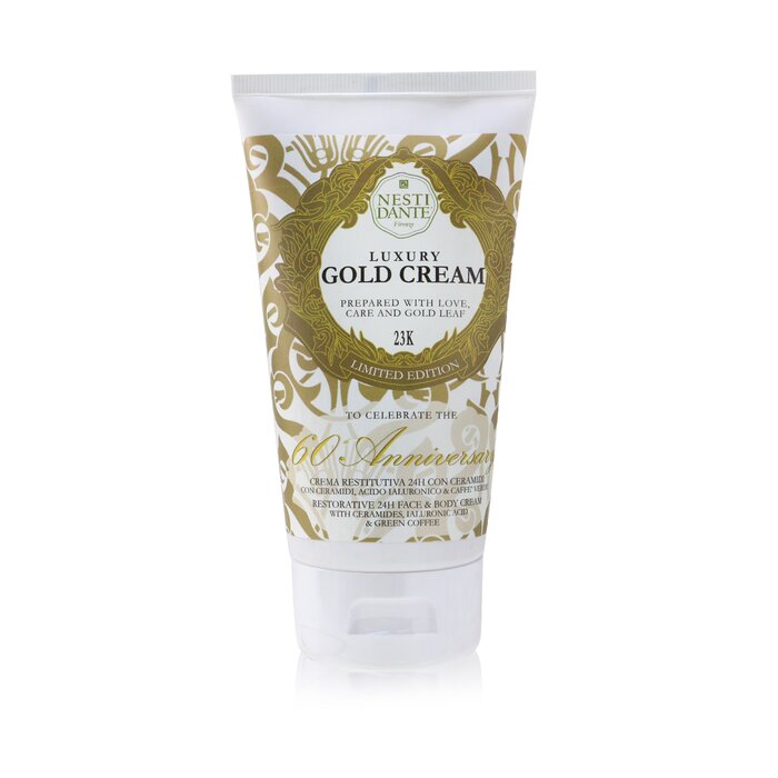 Nesti Dante Luxury Gold Cream With Gold Leaf (Limited Edition) - Восстанавливающий 24Ч Крем для Лица и Тела 150ml/5ozProduct Thumbnail